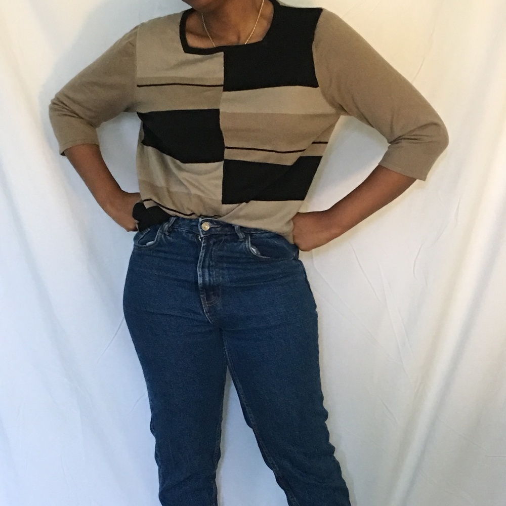 Colorblock Sweater